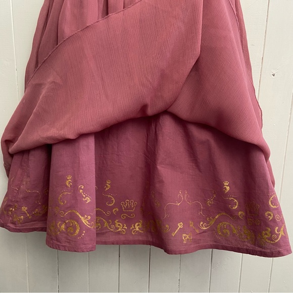 Mexx dusty rose ruffle dress Sz 7 - Picture 13 of 16